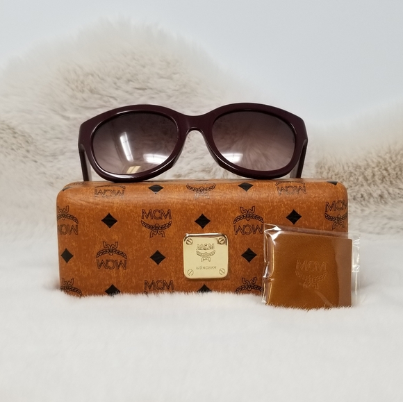 Authentic NWT MCM Bordeaux Cat Eye Sunglasses - Picture 2 of 6